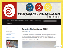 Tablet Screenshot of ceramicsclayland.com